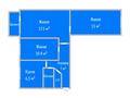 3-бөлмелі пәтер, 58.8 м², 3/5 қабат, Маяковского 110, бағасы: 23 млн 〒 в Костанае — фото 2