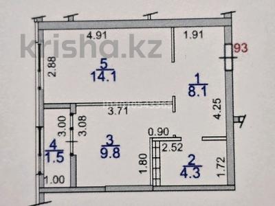 1-комнатная квартира · 38 м² · 6/12 этаж, мкр Калкаман-2, Ашимова 1/5Б за 27.5 млн 〒 в Алматы, Наурызбайский р-н