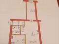 2-бөлмелі пәтер · 41.6 м² · 1/2 қабат, Жилгородок ш/а., Военный городок 135, бағасы: 10 млн ₸ в Актобе, мкр Жилгородок
