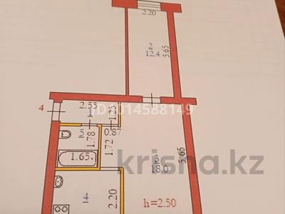 2-комнатная квартира · 41.6 м² · 1/2 этаж, мкр Жилгородок, Военный городок 135 за 10 млн ₸ в Актобе
