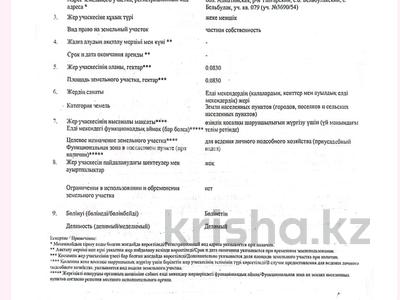 Жер телімі · 14.7 сотық, Village 3 53/54, бағасы: 40 млн ₸ в Бельбулаке (Мичурино)