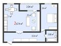2-комнатная квартира, 67.4 м², 9/14 этаж, Быковского 3А за ~ 21.6 млн 〒 в Костанае — фото 2