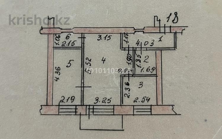 2-бөлмелі пәтер · 45 м² · 2/3 қабат, Кайсенова 125 — Район колос, бағасы: 20 млн ₸ в Усть-Каменогорске, Ульбинский — фото 2