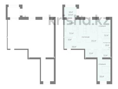 3-бөлмелі пәтер · 103.3 м², мкр Михайловка , Крылова 15, бағасы: ~ 50 млн ₸ в Караганде, Казыбек би р-н