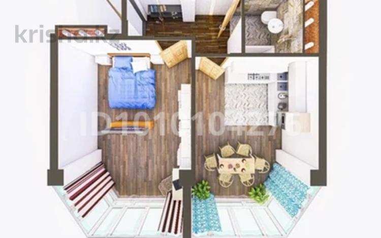 2-комнатная квартира · 56.3 м², Абылай хана 2/5 — Возле СДУ за 19.8 млн ₸ в Каскелене — фото 3