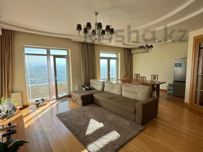 3-комнатная квартира · 140 м² · 18/18 этаж, Достык 97 за 1.1 млн 〒 в Алматы, Медеуский р-н