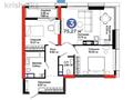 3-комнатная квартира · 75 м² · 13/22 этаж, ​Аль-Фараби 3 за 69.5 млн 〒 в Астане, Есильский р-н