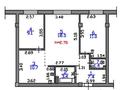 3-комнатная квартира · 61 м² · 1/10 этаж, Мкр. Айнабулак-2 85Б за 40.5 млн ₸ в Алматы, Жетысуский р-н — фото 11