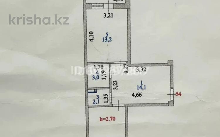 1-бөлмелі пәтер · 50 м² · 3/10 қабат, К. Байсеитовой 10, бағасы: 23 млн ₸ в Астане, Сарыарка р-н — фото 16