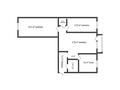 3-бөлмелі пәтер · 55.1 м² · 5/5 қабат, Тауелсиздик, бағасы: 24 млн ₸ в Костанае — фото 20