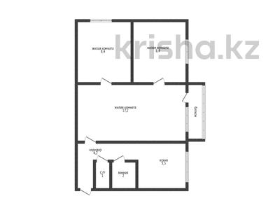 3-комнатная квартира, 47.4 м², 4/5 этаж, Абая 14 за 16.5 млн 〒 в Костанае