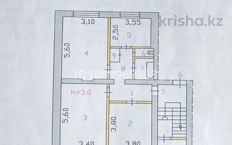 3-бөлмелі пәтер · 75.3 м² · 1/2 қабат, Сары-Арка 31 — Автостанции, бағасы: 16 млн ₸ в Топаре — фото 2