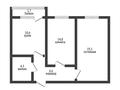 2-бөлмелі пәтер · 58.3 м² · 5/9 қабат, Нурсултана Назарбаева 233, бағасы: 28.3 млн ₸ в Костанае — фото 3