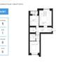 2-комнатная квартира · 61.9 м² · 7/9 этаж, Калдаякова 51 за ~ 31 млн ₸ в Астане, Сарайшык р-н