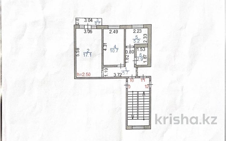 2-комнатная квартира · 42.3 м² · 3/5 этаж, Гарышкелер 18 за 12 млн ₸ в Жезказгане — фото 2