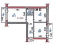 2-комнатная квартира · 59 м² · 2/5 этаж, Барибаева — Гоголя-Барибаева, 5 мин от Парка Горького за 55 млн ₸ в Алматы, Медеуский р-н