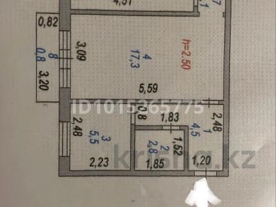 2-комнатная квартира · 43 м² · 2/5 этаж, Кравцова (Целинный 1) 5/2 — напротив школы-гимназии N 5 за 19.9 млн ₸ в Астане, р-н Байконур