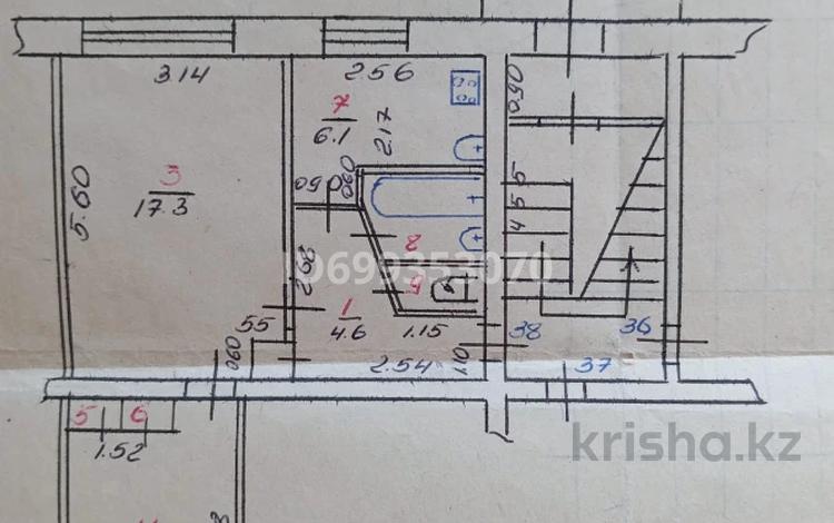 2-комнатная квартира · 45.5 м² · 1/5 этаж, Корчагина 174 за 7.8 млн 〒 в Рудном — фото 12