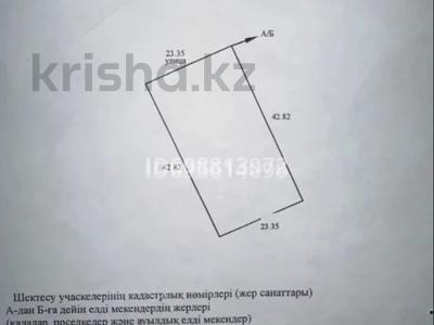 Участок · 10 соток, Бекзата Саттарханова 28 за 4 млн 〒 в Туганбае