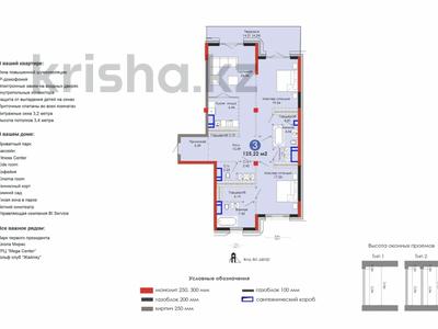 Жеке үй · 3 бөлме · 125 м² · 1 жүзд., Мирас ш/а., Саина 1а 1, бағасы: ~ 230.9 млн ₸ в Алматы, Бостандыкский р-н