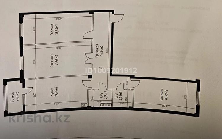 3-бөлмелі пәтер · 107 м², Абулхайр-хана 56А, бағасы: 47 млн ₸ в Атырау — фото 2