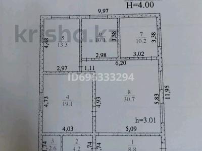 Отдельный дом • 4 комнаты • 99 м² • 4 сот., 30-й квартал 784/33 — Точере местоположение в 2 gis 30-й квартал 784/33 за 25 млн 〒 в Каскелене