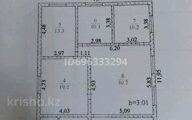 Жеке үй • 4 бөлмелер • 99 м² • 4 сот., Ленинский 784/33, бағасы: 25 млн 〒 в Каскелене — фото 2