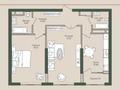 2-бөлмелі пәтер · 74.7 м² · 3/9 қабат, Шашкина 3/1, бағасы: 88 млн ₸ в Алматы, Бостандыкский р-н — фото 7