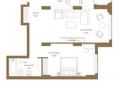 2-комнатная квартира · 68.82 м² · 8/18 этаж, Достык 8/5 — Без комиссии|Рассрочка и ипотека за ~ 50.7 млн ₸ в Астане