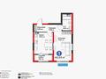 1-комнатная квартира · 43.03 м² · 4/6 этаж, Тараз 8/1 за 30 млн ₸ в Алматы