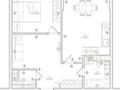 1-комнатная квартира · 44.4 м² · 9/9 этаж, Улы Дала 36 — Туран за 27.5 млн ₸ в Астане, Нура р-н — фото 2
