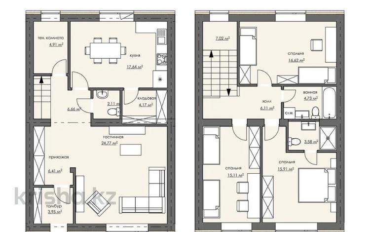 4-комнатная квартира, 144 м², 1/2 этаж, мкр Юго-Восток, Тлеугабылова 4/2