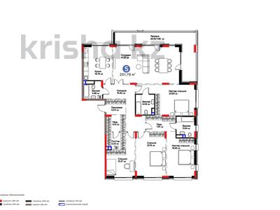 5-комнатная квартира · 201.79 м² · 3/5 этаж, Е-314 12 за ~ 272.4 млн ₸ в Астане, Есильский р-н