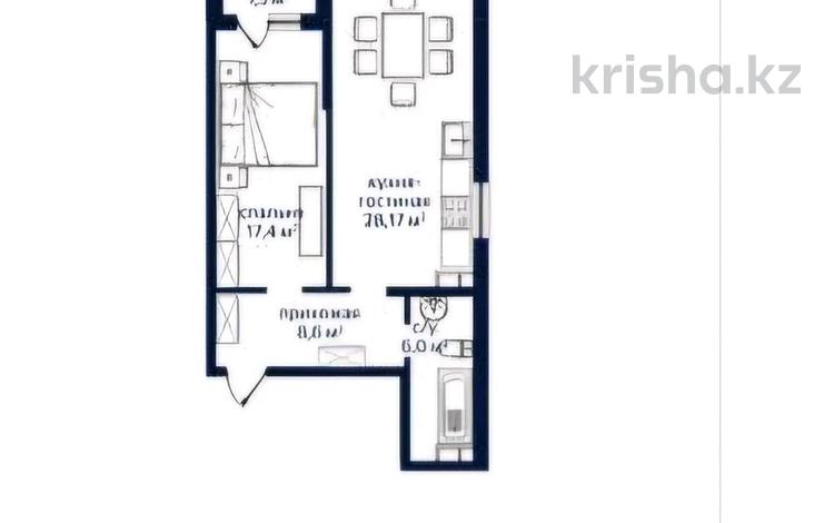 2-бөлмелі пәтер · 61.67 м² · 3/9 қабат, Алатауская трасса 28, бағасы: ~ 32.2 млн ₸ в  — фото 22