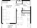 1-бөлмелі пәтер · 38.3 м² · 16/18 қабат, Сыганак 26/2 — H блок, бағасы: ~ 24.5 млн ₸ в Астане, Нура р-н — фото 8