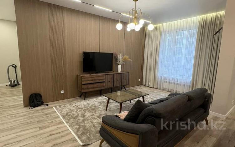 3-комнатная квартира · 90 м² · 2/9 этаж, Турара Рыскулова 2Б/1 за 71 млн ₸ в Алматы, Алатауский р-н — фото 2