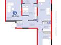 3-бөлмелі пәтер · 85 м² · 4/6 қабат, Тараз, бағасы: ~ 49.6 млн ₸ в Алматы, Турксибский р-н — фото 36
