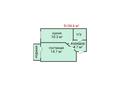 1-комнатная квартира · 34.6 м² · 1/6 этаж, Юбилейный 11 за 16.8 млн ₸ в Костанае — фото 2