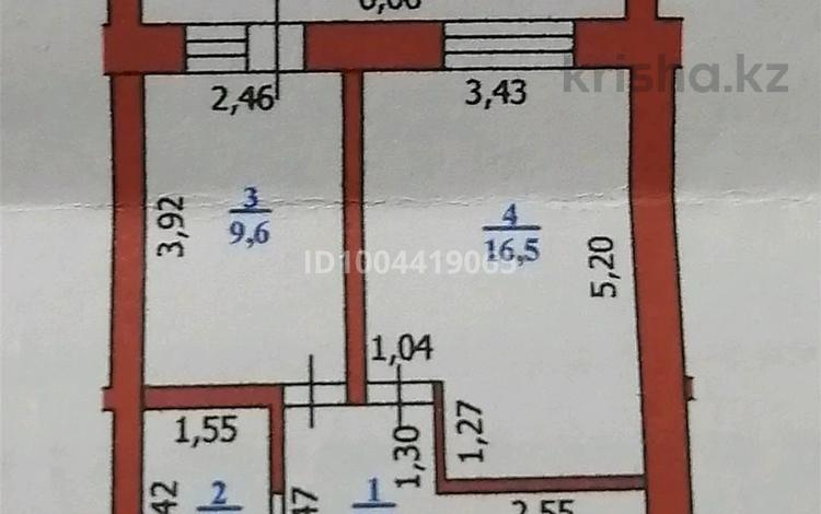 1-комнатная квартира · 45 м² · 6/9 этаж, мкр Северо-Восток 20 — Гимназия 34 за 16 млн 〒 в Уральске — фото 2