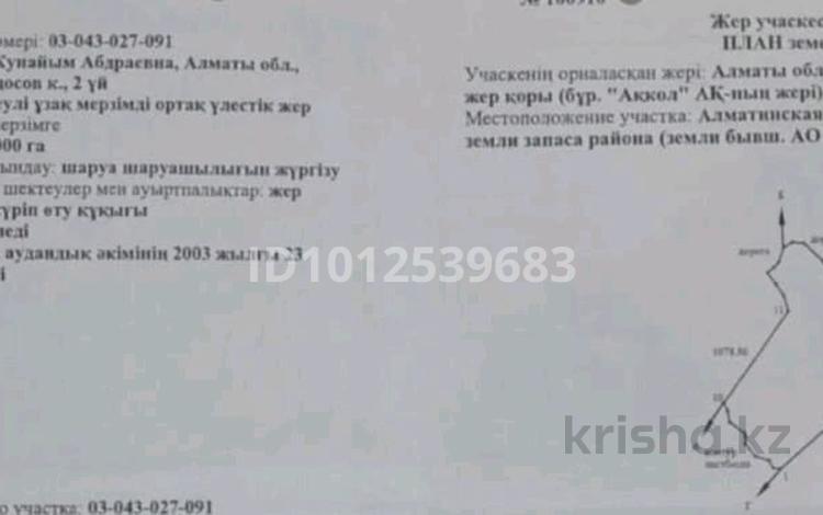 Жер телімі · 200 га, Жандосов 2 — Балкия ауданы, бағасы: 35 млн ₸ в Баканасе — фото 2