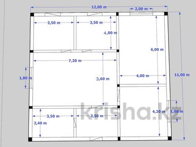 Жеке үй · 4 бөлме · 132 м² · 6 жүзд., Аскар Сулейменов 34 34, бағасы: 47 млн ₸ в Туздыбастау (Калинино)