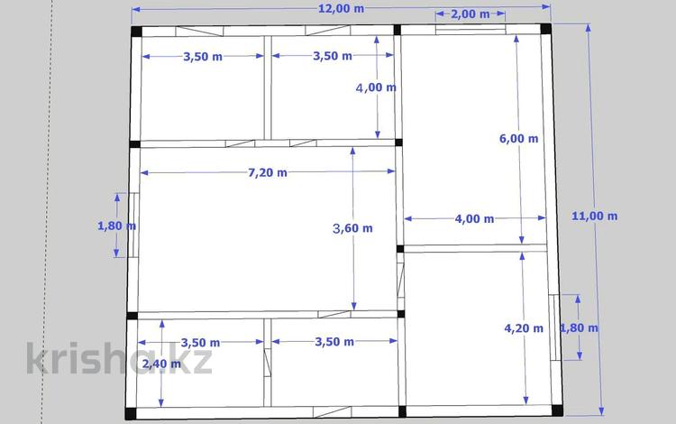 Жеке үй · 4 бөлме · 132 м² · 6 жүзд., Аскар Сулейменов 34 34, бағасы: 47 млн ₸ в Туздыбастау (Калинино) — фото 2