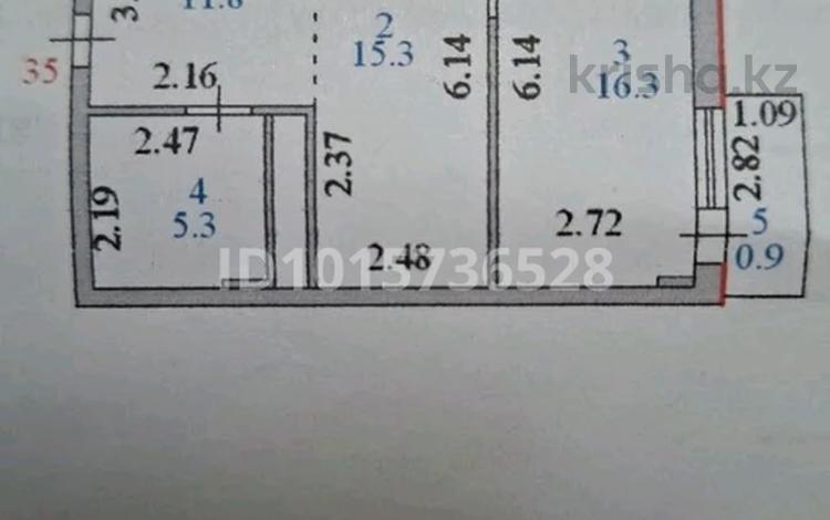 1-бөлмелі пәтер · 50 м² · 6/12 қабат, Кошкарбаева 40/1, бағасы: 24 млн ₸ в Астане — фото 2