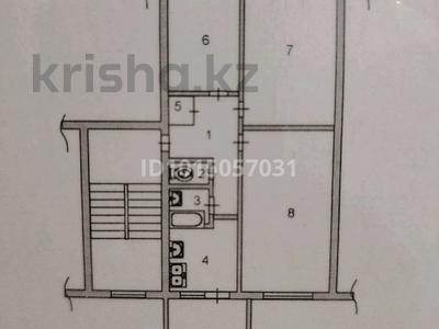 3-комнатная квартира · 53.6 м² · 4/5 этаж, Гагарин 137а — Находится возле 1001строй магазин за 25 млн ₸ в Шымкенте, Туран р-н