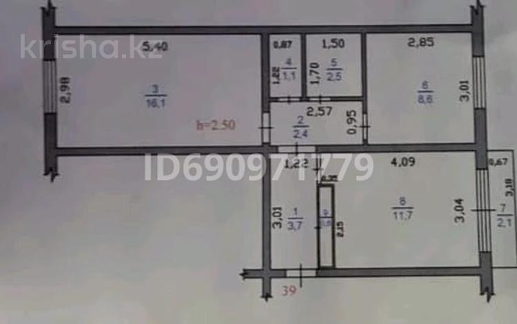 2-бөлмелі пәтер · 48.8 м² · 3/5 қабат, Центр 114 — Дом находится в самом центре города, бағасы: 14.5 млн ₸ в Ушарале — фото 2