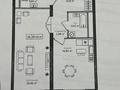 2-бөлмелі пәтер, 55.5 м², 2/9 қабат, Абая 108, бағасы: 54.8 млн 〒 в Алматы, Бостандыкский р-н