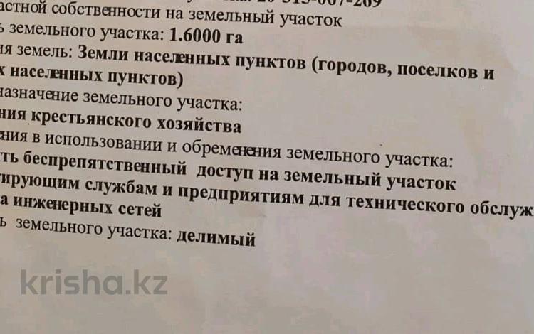 Участок · 1.6 га, Ул Горная за 220 млн ₸ в Алматы, Медеуский р-н — фото 2
