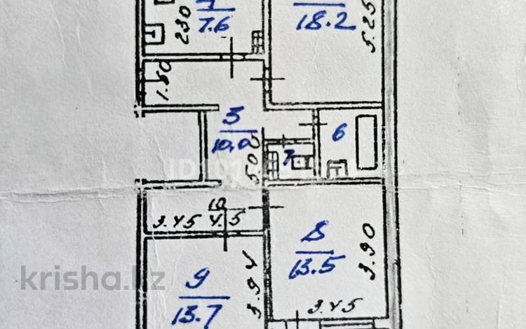 3-бөлмелі пәтер · 72.3 м² · 5/9 қабат, Толе би 218 — Аносова, бағасы: 57 млн ₸ в Алматы, Алмалинский р-н — фото 2