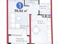 1-бөлмелі пәтер · 39 м² · 6/6 қабат, Бауыржана Момышулы 11/12а — САМАЯ НИЗКАЯ ЦЕНА В ЖК, бағасы: 29.7 млн ₸ в Алматы, Алатауский р-н — фото 2