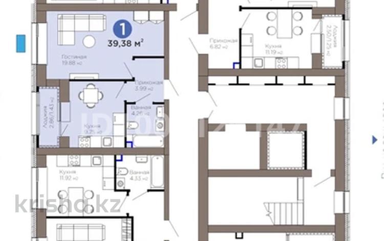 1-бөлмелі пәтер · 40 м² · 2/9 қабат, Турар Рыскулов 18/5, бағасы: 34.5 млн ₸ в Астане, Есильский р-н — фото 2